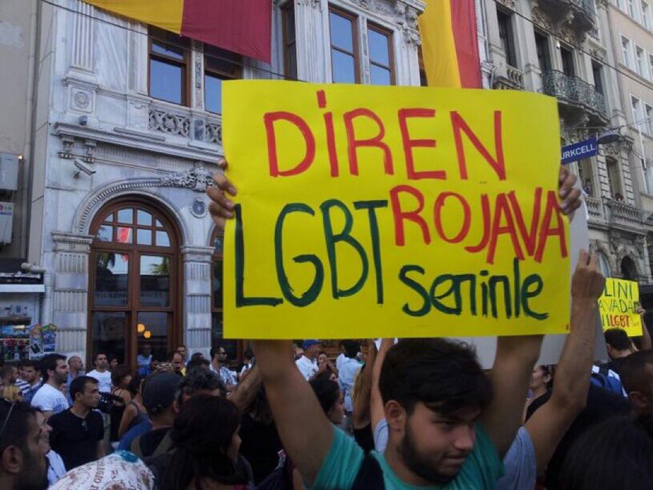 nablaid's tweet photo. “Diren Rojava LGBT seninle” https://t.co/YNWbex6izT