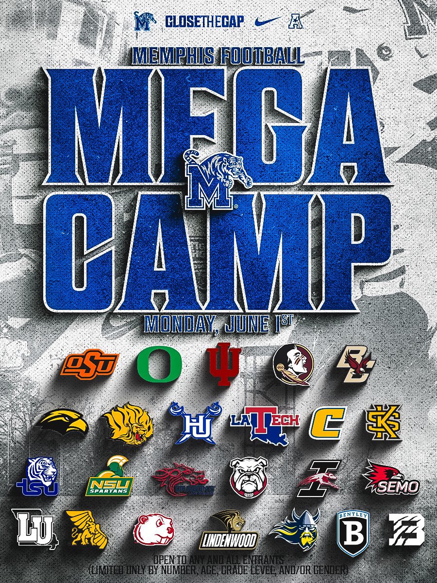 TylerE235's tweet photo. I WILL be at the Memphis Mega Camp tomorrow!
@NAHSFball @CRStubblefield @pkendallmurphy @FSLElite_ @MacCorleone74 @Rebels247 @DBowman901 https://t.co/MfwbDNurT6