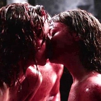 gothbilliepiper's tweet photo. happy pride month to Billie Piper... she's not officially gay or anything but she kisses women and declares her love for Hayley Atwell too much for me to believe she's not at least a tiny bit gay https://t.co/yflaM5yqp6
