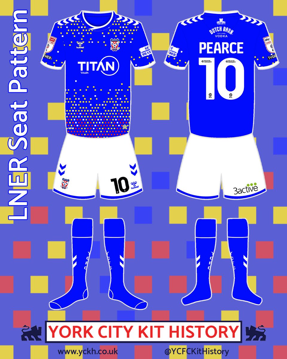 YCFCKitHistory's tweet photo. A possible third kit, inspired by the colourful seats at the LNER. A bit of a challenge to tame this one! 😅
.
.
.
.
#ycfc https://t.co/lb1wYvT1Ly