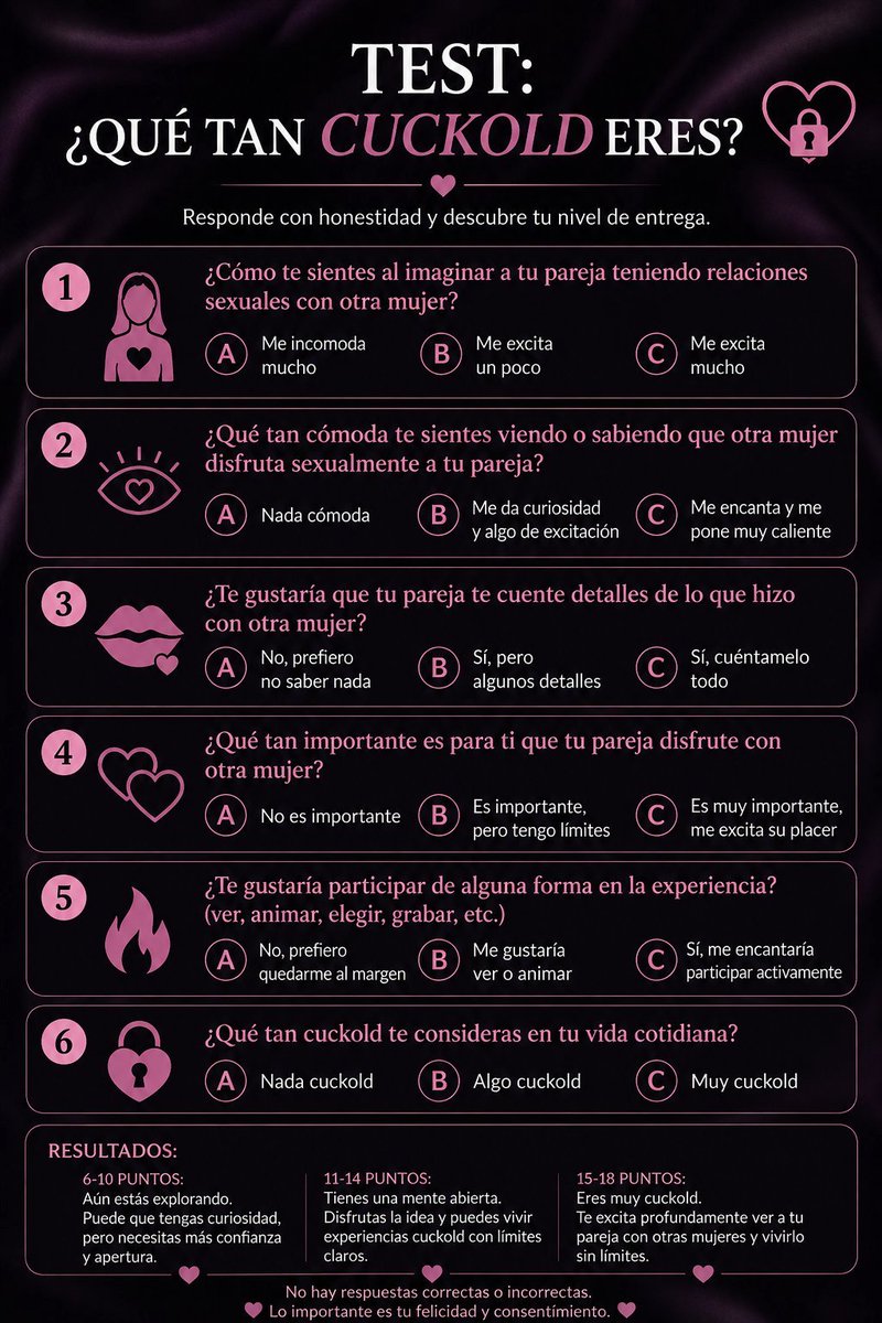AmanteComp2021's tweet photo. #Cuestionario
#cornudo 
#cuckold https://t.co/M3zUdI7IrI