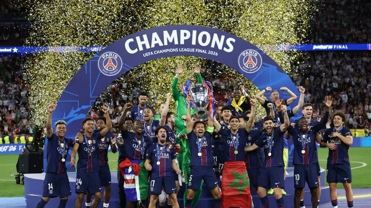 LMDPSG's tweet photo. 🚨 Le PSG fait désormais partie d'un cercle ultra-fermé d'équipes qui ont remporté au moins 2x de suite la C1 :

◽ Ère Coupe d'Europe des Clubs Champions :
▪️ Real Madrid (1956-57-58-59-60)
▪️ Benfica Lisbonne (61-62)
▪️ Inter Milan (64-65)
▪️ Ajax Amsterdam (71-72-73)
▪️ Bayern Munich (74-75-76)
▪️ Liverpool (77-78)
▪️ Nottingham Forest (79-80)
▪️ Milan AC (89-90)

◽ Ère Ligue des Champions :
▪️ Real Madrid (2016-17-18)
▪️ PARIS SG (25-26)

J'ai envie de préciser qu'on y a ajouté la manière. ❤️💙