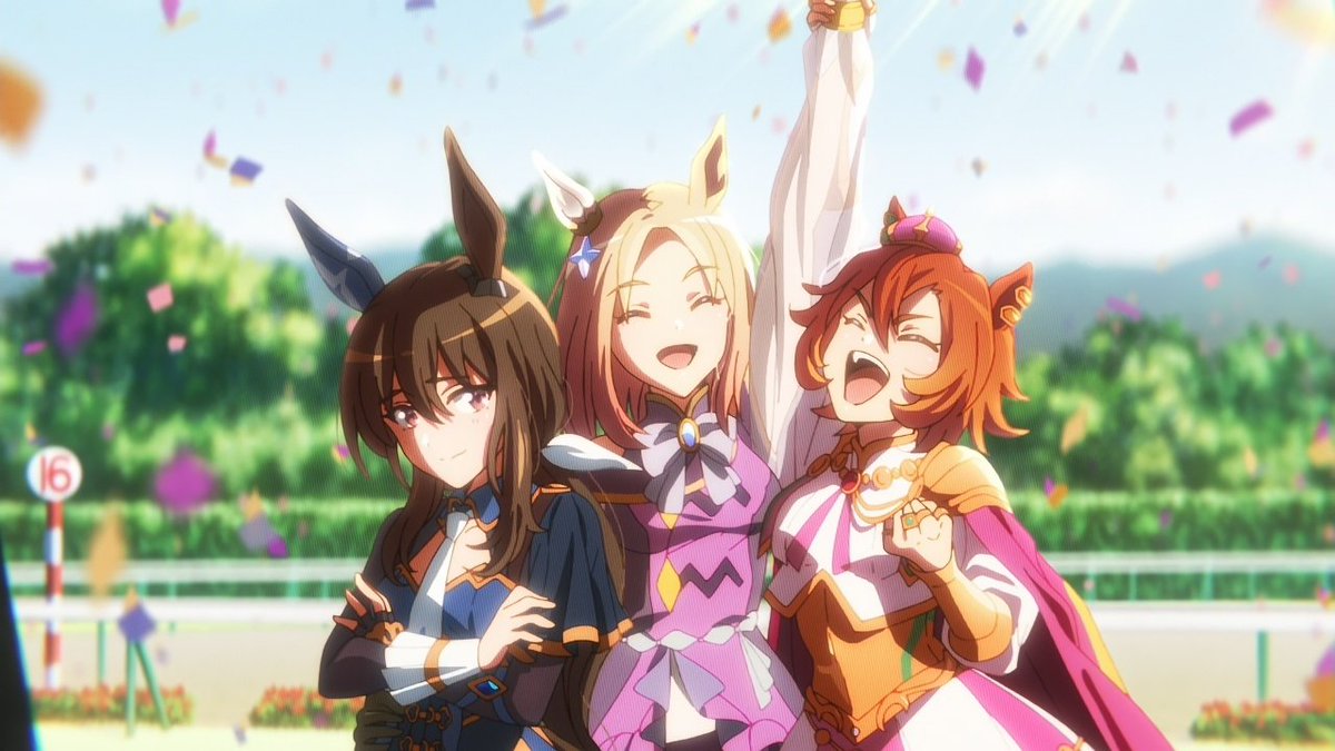 Javier_desu's tweet photo. Fuaaaa que peliculon me acabo de ver

Uma Musume Road To The Top destaca la rivalidad entre tres corredoras emergentes cada una impulsada por sus propias motivaciones pero sobretodo con la meta de ser la mejor

Tanto los personajes como la animación me gustaron mucho. https://t.co/twJhxELMjq