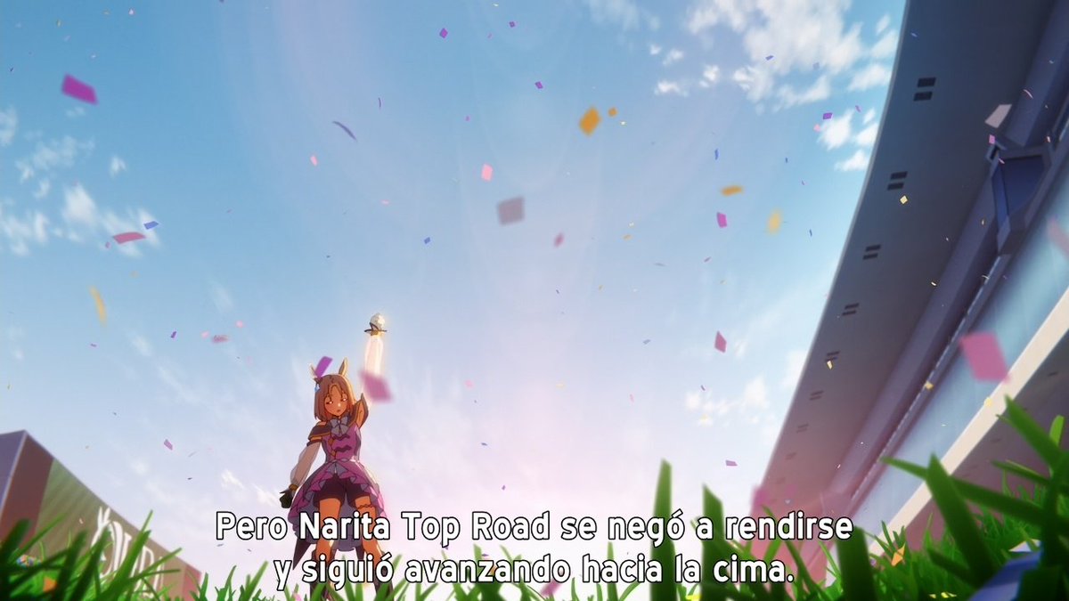 Javier_desu's tweet photo. Destacar la perseverancia de Narita Top Road quien a lo largo de la película es derrotada repetidas veces por sus rivales quedando siempre en 2do o 3er lugar

Sin embargo después de tanto esfuerzo, sudor y lagrimas al final por fin logra saborear la victoria y alcanzar la cima. https://t.co/XBZaxwfgaL