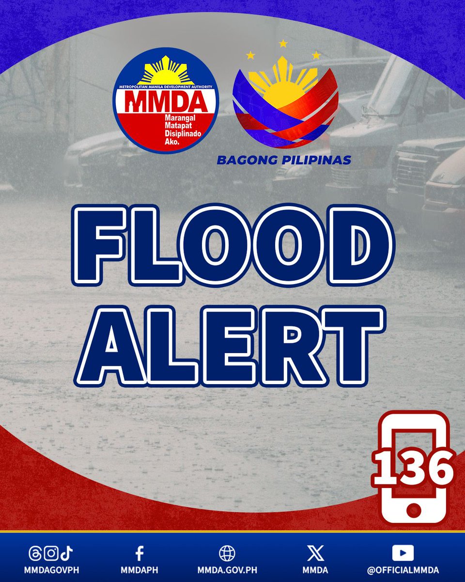 MMDA's tweet photo. 𝐃𝐚𝐭𝐞: 𝟎𝟔-𝟎𝟏-𝟐𝟎𝟐𝟔
𝐓𝐢𝐦𝐞: 𝟎𝟕:𝟎𝟎 𝐀𝐌

𝐑𝐄𝐏𝐎𝐑𝐓𝐄𝐃 𝐅𝐋𝐎𝐎𝐃𝐈𝐍𝐆𝐒:   𝐐𝐮𝐞𝐳𝐨𝐧  𝐂𝐈𝐓𝐘  - 𝐀. 𝐁𝐨𝐧𝐢𝐟𝐚𝐜𝐢𝐨 𝐂𝐥𝐨𝐯𝐞𝐫𝐥𝐞𝐚𝐟 𝐒𝐁. 𝐆𝐮𝐭𝐭𝐞𝐫 𝐃𝐞𝐞𝐩. 𝐏𝐚𝐬𝐬𝐚𝐛𝐥𝐞 𝐭𝐨 𝐚𝐥𝐥 𝐭𝐲𝐩𝐞𝐬 𝐨𝐟 𝐯𝐞𝐡𝐢𝐜𝐥𝐞𝐬 (𝐏𝐀𝐓𝐕)

Read more: https://t.co/hW41cen4cf