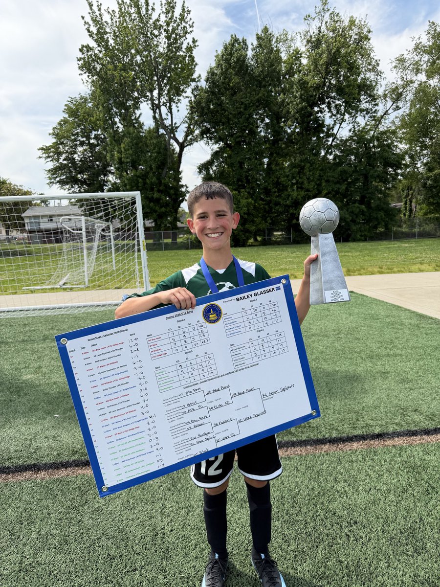 ginajoynes's tweet photo. Spring 2026 KVSL U12 Boys Champions!🥇 https://t.co/ydeeUpOhcM