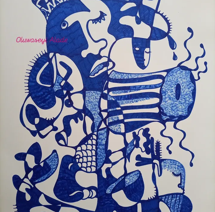 ArtistOluAlade's tweet photo. My painting. The Drummer boy.
My painting: The Drummer Boy. Ink on Bristol board.
50cm x 65cm 
.
Available via SaatchiArt gallery NY 
https://t.co/WCMKDvLxiO
.
#oluwaseyialade #abstractart #artcollector #fineart #music https://t.co/27FCgowXD3