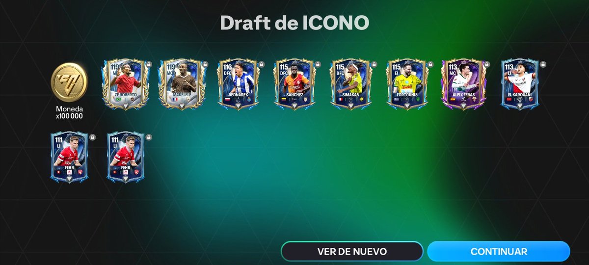 ALANDROID23's tweet photo. Regrese al juego después de la actualización miren que suerte me dan el draft de icono 

Uffff Doble 119+ 🤯🤯 https://t.co/dn2mPYQkk8