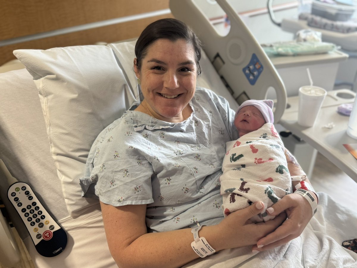 JDillard41's tweet photo. God is GOOD! Welcoming Mr. Hampton to the Dillard crew. Mama is an absolute champ! https://t.co/VHRDxcJtjC