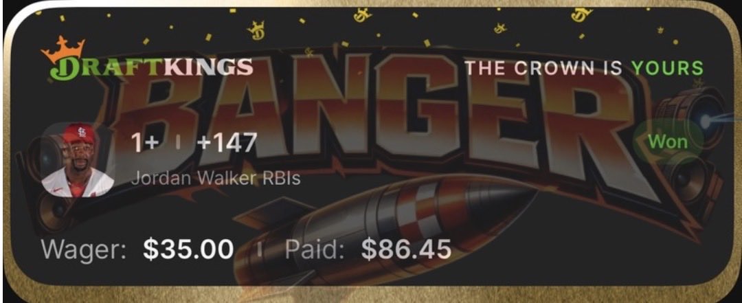 BubsBangerBets's tweet photo. WALKERRRR BANGERRR 💥 https://t.co/gJIThYYmWo