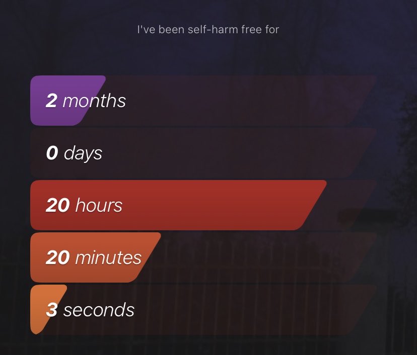 rowrexia's tweet photo. just hit 2 months and immediately fucked it i hate myself https://t.co/Rhk9lqGfQz