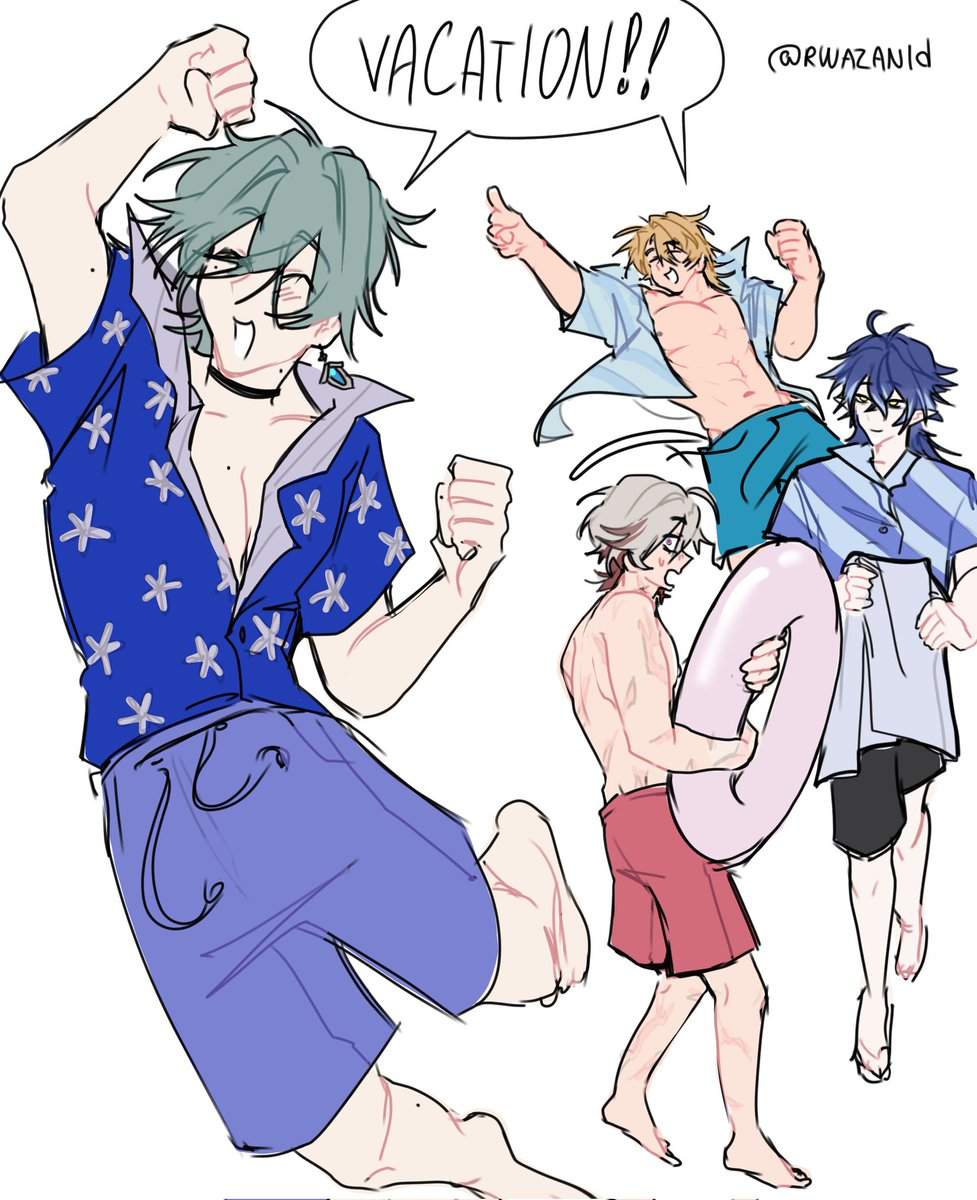 rwazanid's tweet photo. Happy first day of summer guys!!
#lohen #illuga #varka #flins https://t.co/pYjNG2uJFT