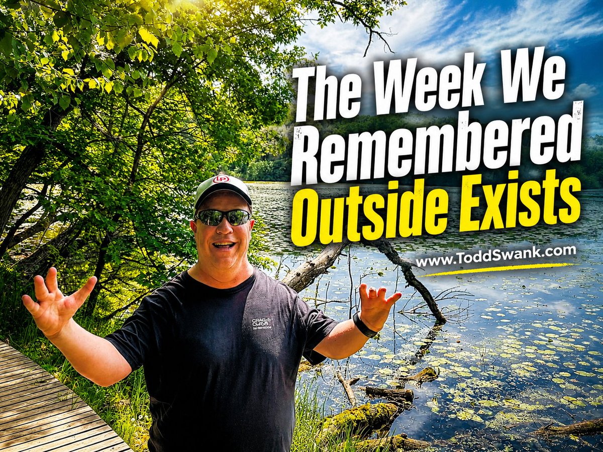 Shortarmguy's tweet photo. The Week We Remembered Outside Exists https://t.co/tWFTBW2aVn  #Minnesota #Summer #Hikes #Trails #DavidSpade https://t.co/mkgGTlicez