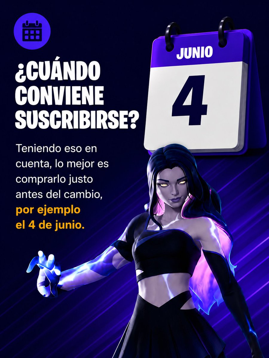 SDGREAL25's tweet photo. ¿Cuando conviene pagar el club de #Fortnite?

Lo mejor es comprarlo justo antes, el 4 de junio por ejemplo, así recibirás los 1000 pavos, la skin de junio y julio, y tendrás bastante tiempo para completar el siguiente pase de batalla.

#CodigoSDG25 #SDGREAL25 #epicpartner https://t.co/IhN6LMkJm2