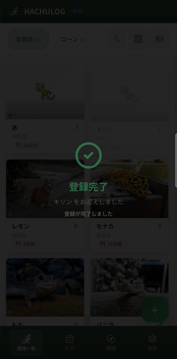 Hachu_Log's tweet photo. 【ハチュログ 不具合修正🦎】

個体登録時に、一部の条件で保存できない場合がある不具合を修正しました🙇‍♂️

✔ 「生年月日が推定」の値が正しく保存されない問題を修正 ✔ 管理番号・マイクロチップ番号の重複判定を改善 ✔ 登録IDの自動生成を強化し、重複しにくいよう調整

ご不便をお掛けしてしまった方
 申し訳ありませんでした🙇‍♂️

ご報告頂いたおかげで
修正することができました🙏 

引き続き、安心して使えるアプリを目指して改善を続けていきます💻

👇 https://t.co/yHQWnlfUTb

#ハチュログ #レオパ #ニシアフ #爬虫類 #爬虫類飼育
