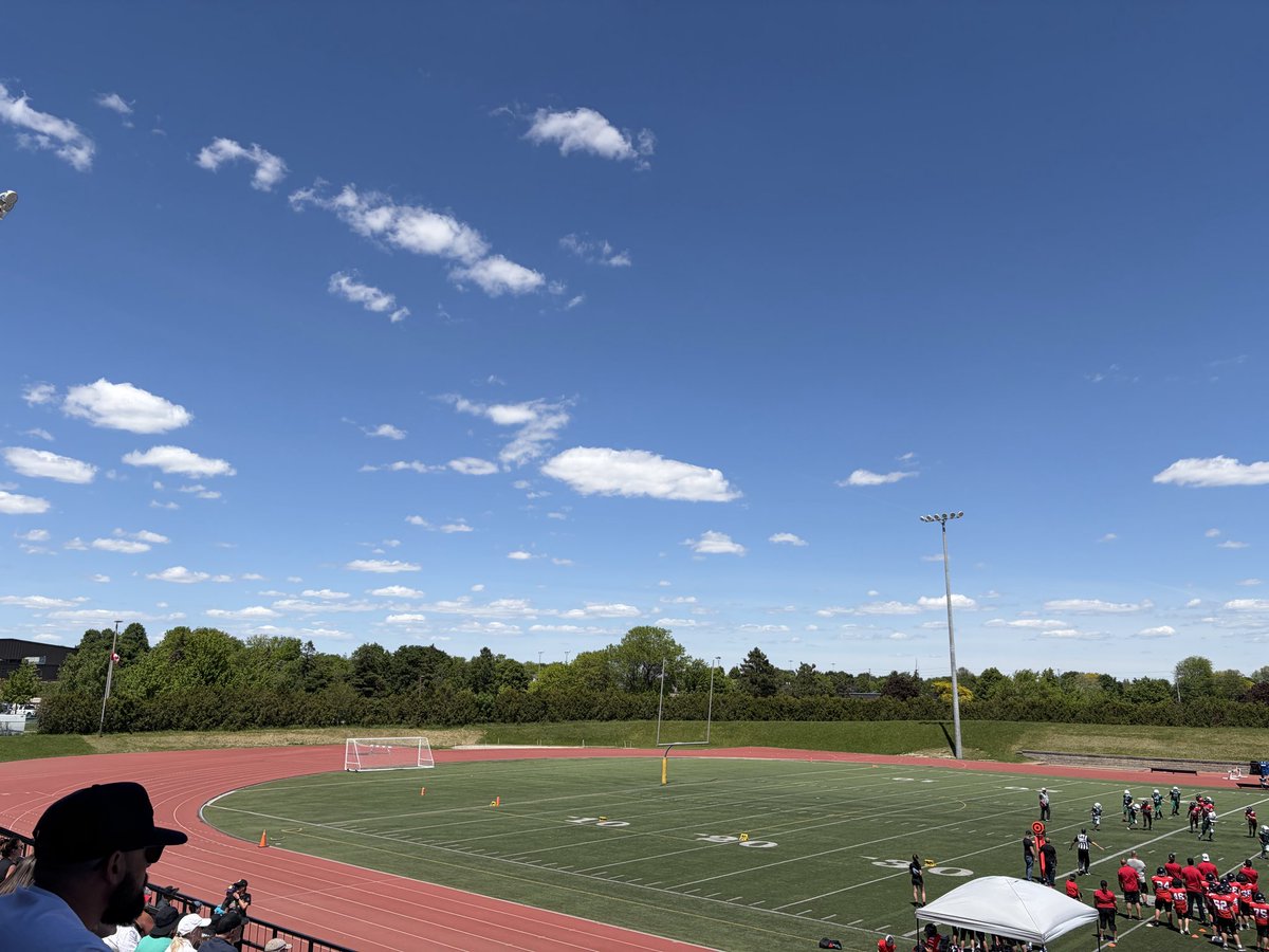 proctosa's tweet photo. What does this remind you of? Clouds over a football field. She’s really outdone herself on this one! ☁️☁️☁️☁️☁️☁️☁️☁️☁️☁️☁️☁️☁️🤪 https://t.co/MkPFW4sY04