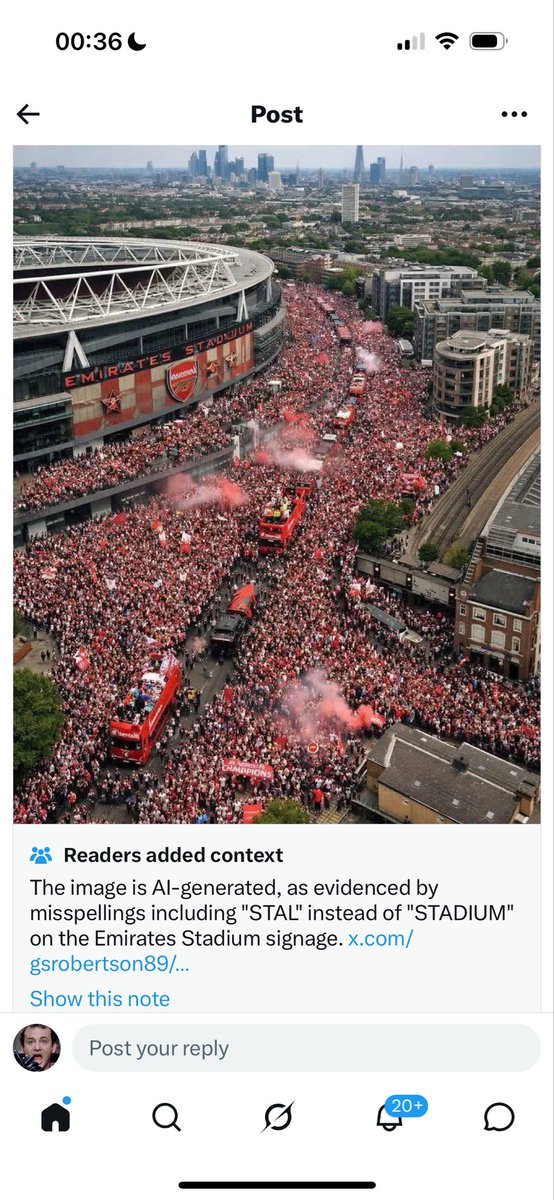 Neiljustsomeguy's tweet photo. @daveafc_ @AFCAMDEN @BeenpaidRy It’s AI ffs 🤣🤣🤣🤣 https://t.co/i2xxoq3Bj3