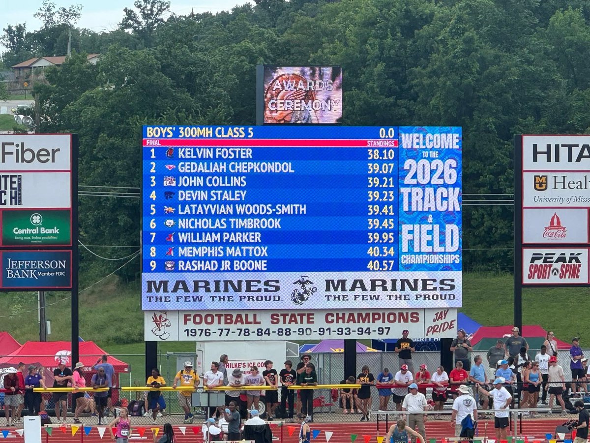 gage_parker2028's tweet photo. Blessed to be able to compete this weeekend and become All State in 300mH as a sophomore! #AGTG @JHSIndians_FB @JacksonHS_FB @JPRockMO https://t.co/ErwL2WWi4o