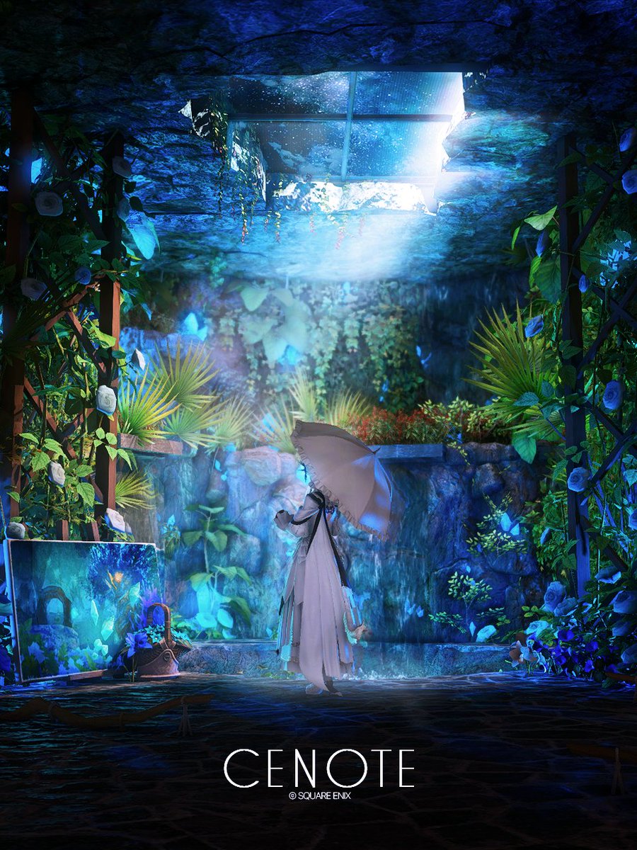 Hal_Branch's tweet photo. ::: CENOTE ::: 
#san_studio #FFXIV https://t.co/UmCMWnxQ3g