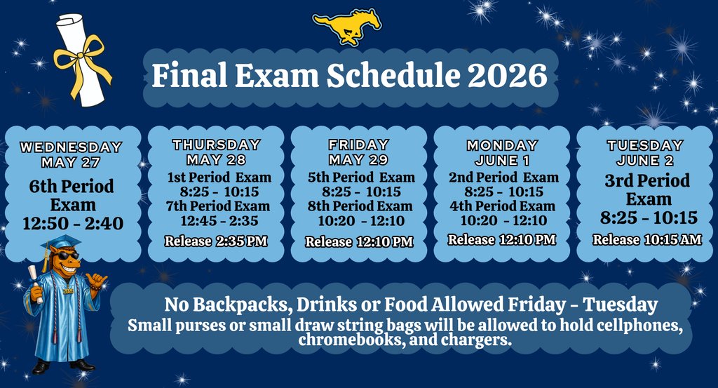 McAllenMemorial's tweet photo. 🩵📰🐎 Mustang Community Newsletter | June 1, 2026 🐎📰💛
Let's end May strong, Mustangs!
Go Big Blue! 🩵💛
Want more information? Visit https://t.co/jtYqTdDjCL
Let’s go, Mustangs! 🐴
#1PRIDE #LetsRide https://t.co/WS4WyqdpMI