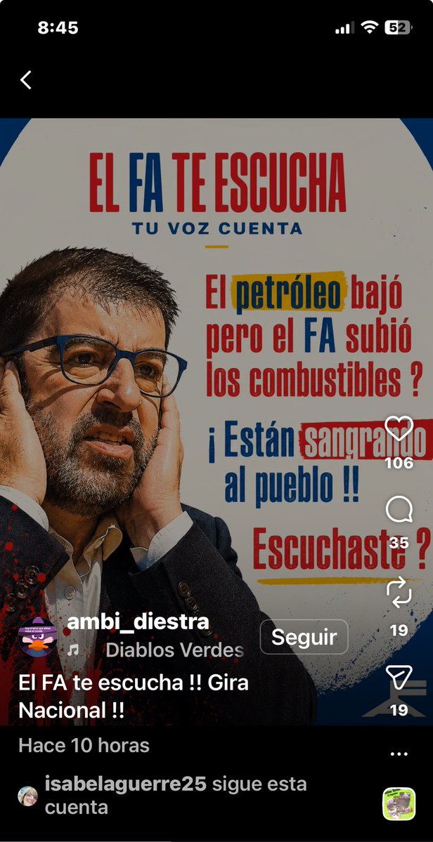 ElsieRinger's tweet photo. Lo del Frente Amplio siempre es todo una mentira ! https://t.co/PqXVzCKgrJ