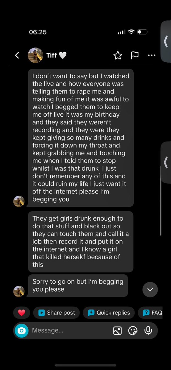 th3t0ur1st's tweet photo. Did Matt the 30 year old leech and Max have the same energy for these “messages” ? Since they’re bringing up “messages” 🫣 https://t.co/u6Gczt2T4w