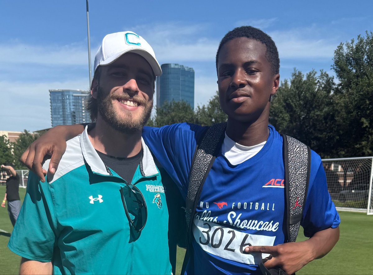 N_Jeffries3's tweet photo. S/O Coach Wood and the Coastal Carolina !…I’m looking forward to building  our relationship and staying in contact. 🌊🏈

@CoachWood2_ @CoastalFootball

#CoastalFootball #Chanticleers #Recruiting #FootballRecruiting #StudentAthlete #ClassOf2030 #WR #NextLevel #HardWorkPaysOff @Coach_Lew2
