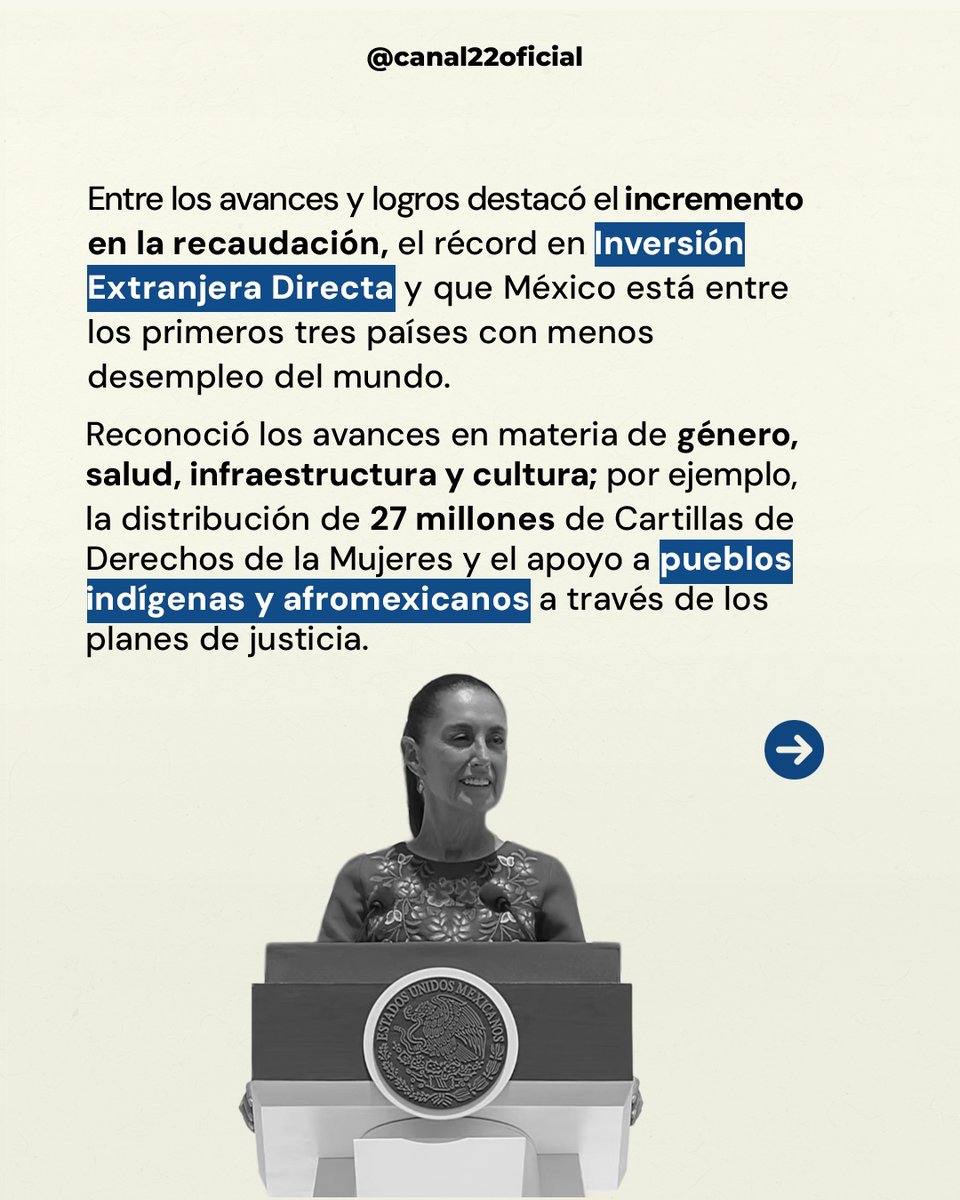 Canal 22 México tweet media