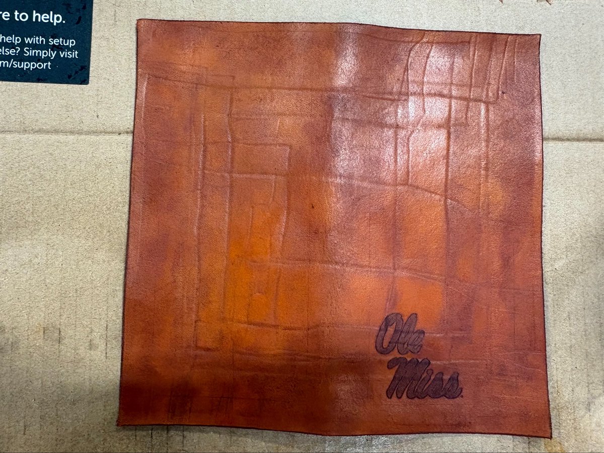 ajfox620's tweet photo. Made a couple of roper wallets for 2 young men I’m very proud of this weekend. 

The one features my late nephew’s semi, I love the smoke coming out of the stacks. Forgot to take a finished pic of the hotty toddy one.

Did you know you can use tyvek to make credit card pouches?! https://t.co/OtiCV0io2Z
