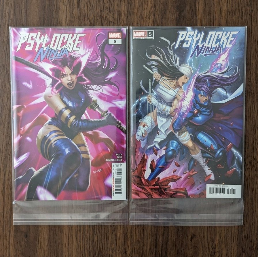 xD4RLOG's tweet photo. Some comics of the week.
Finally I went to pick up the latest issue of Psylocke Ninja.
I also got the reprint of JLA/Avengers #1, Absolute Superman #19 and Absolute Green Arrow #1
#ComicBookDay https://t.co/NWa7S6WypZ