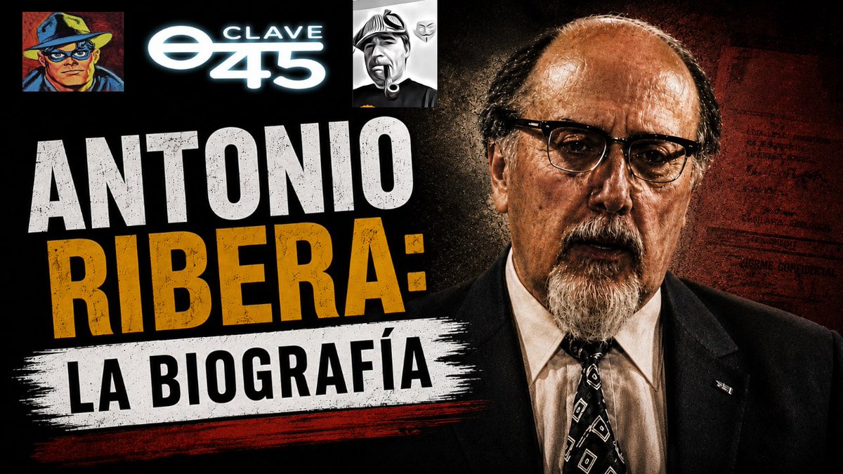 laclave45's tweet photo. Antonio Ribera, considerado el "abuelo de la ufología" en España, es una figura fundamental cuya historia rara vez se cuenta en los medios del misterio.
Repasamos su vida y legado con testimonios de quienes lo conocieron: su hija, Javier Sierra y @E_O_C_ 
https://t.co/NWvYITb3jl https://t.co/RC0mPODhZv