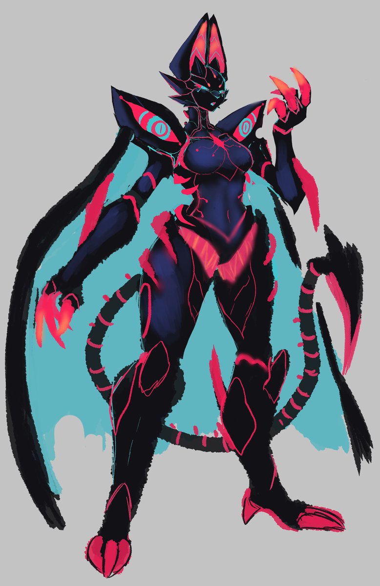 CasCharacters's tweet photo. Along with Renna theres V.A.L, an android created to protect all life, who entrusts Renna with the task of helping her stop her older sibling, Mechanica Klaw, from destroying all organic life in the universe. 

Just a few more rough wips i wanted to share based on Renna’s story. https://t.co/LdRg4AVu4S