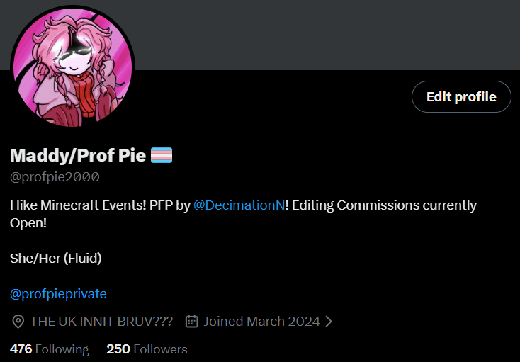 profpie2000's tweet photo. o cool 250 followers ig https://t.co/b9Gov21cgu