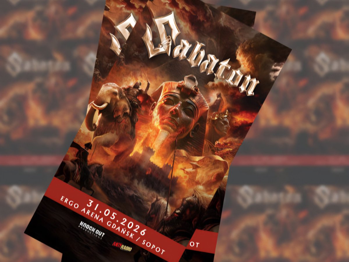k_pawlowska's tweet photo. #JustNow
#AwesomeNight 🖤
@sabaton in @ERGOARENA, #Gdańsk 🇵🇱
Almost everyone in PL knows the 🇸🇪Sabaton, even if they don't necessarily listen to metal 😉 This is all thanks to the historical traditions in their lyrics and, ofc, their great music – bombastic yet catchy 🤩
#SundayNight #PowerForce 🔥