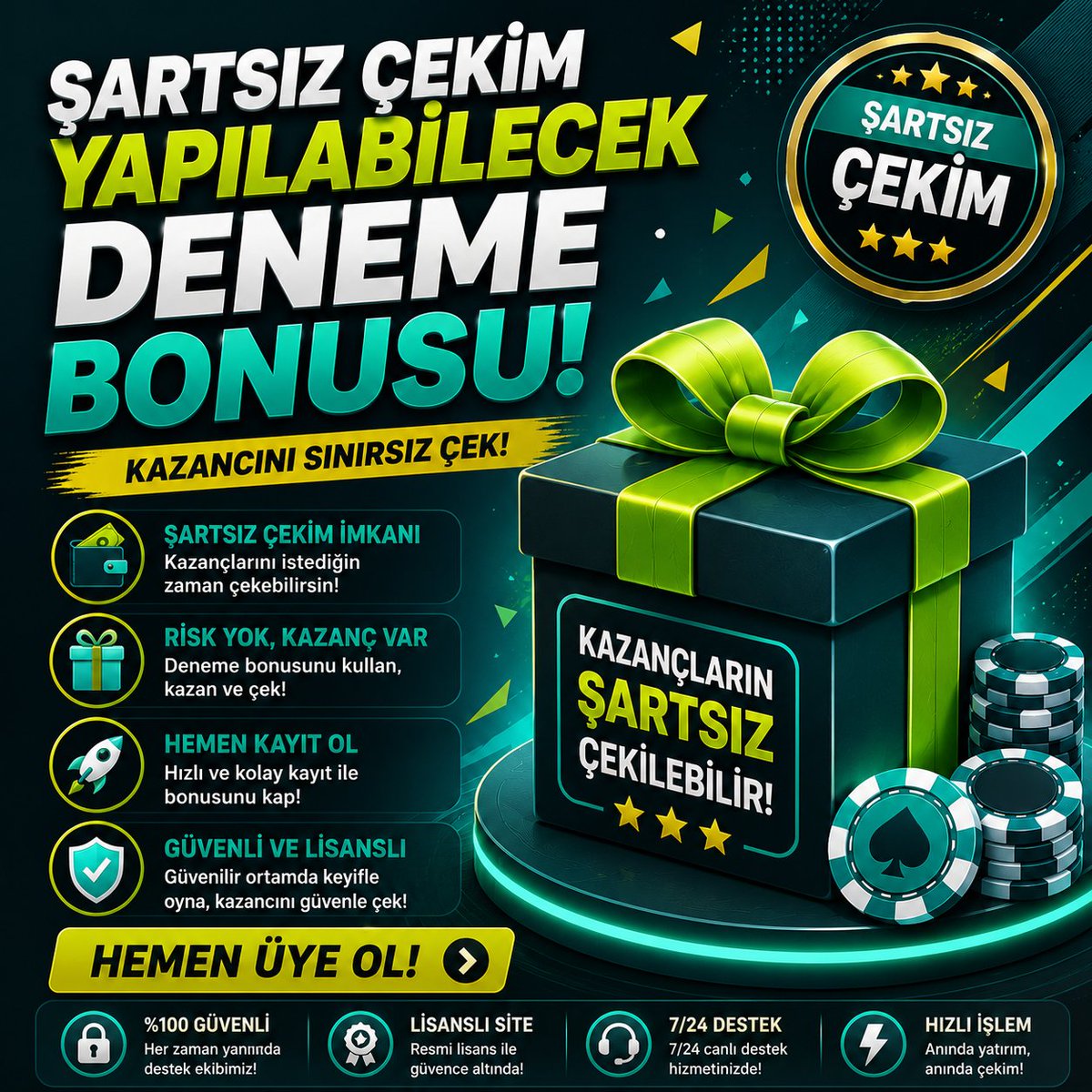 samakdhb's tweet photo. 💎 Deneme Bonusu Veren Siteler
⚡ Güncel Bahis Siteleri Giriş

casibom l jojo l marsbahis l grandpasha l meritking

Şartsız bonus fırsatlarını kaçırma!
https://t.co/YfABVBM9Qe https://t.co/N39xGkT8IE