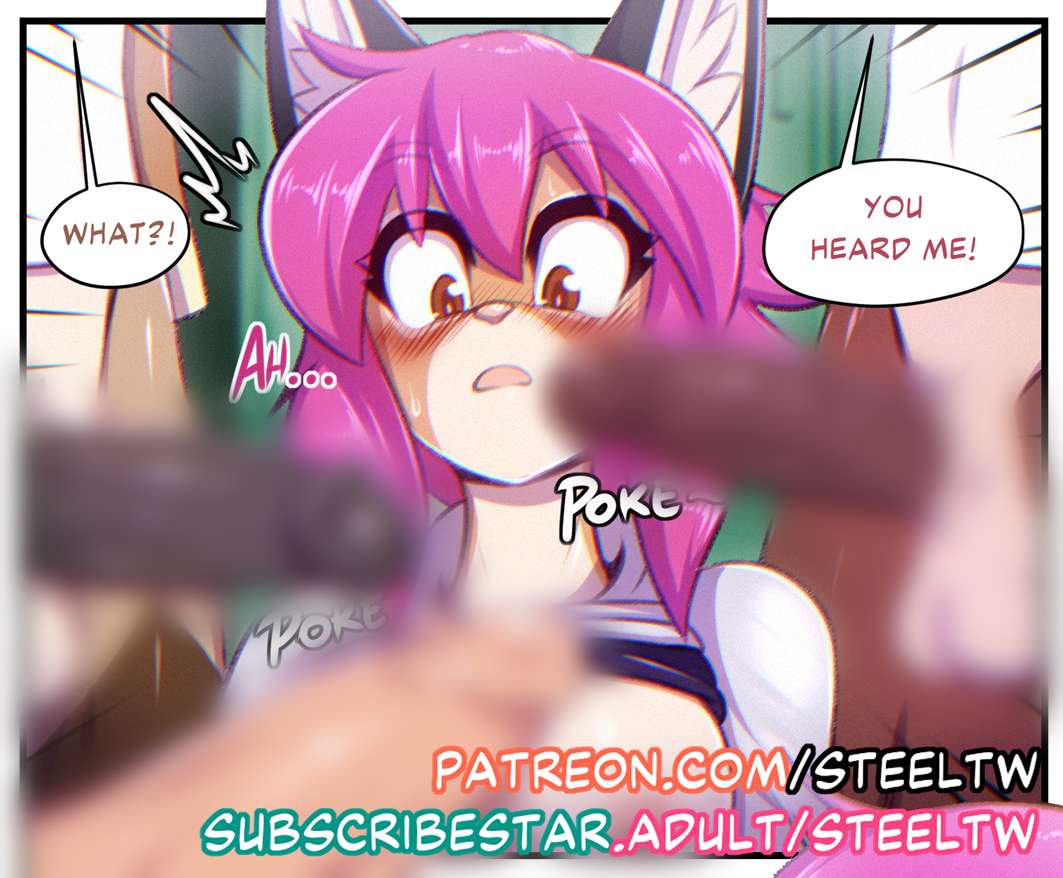 _SteelTW_'s tweet photo. I'm back! >u< with another page of "The Big Score"!
links in the comments of this post ❤
#FurryArt #FurryComic #Yiff https://t.co/irQNRgMlmd