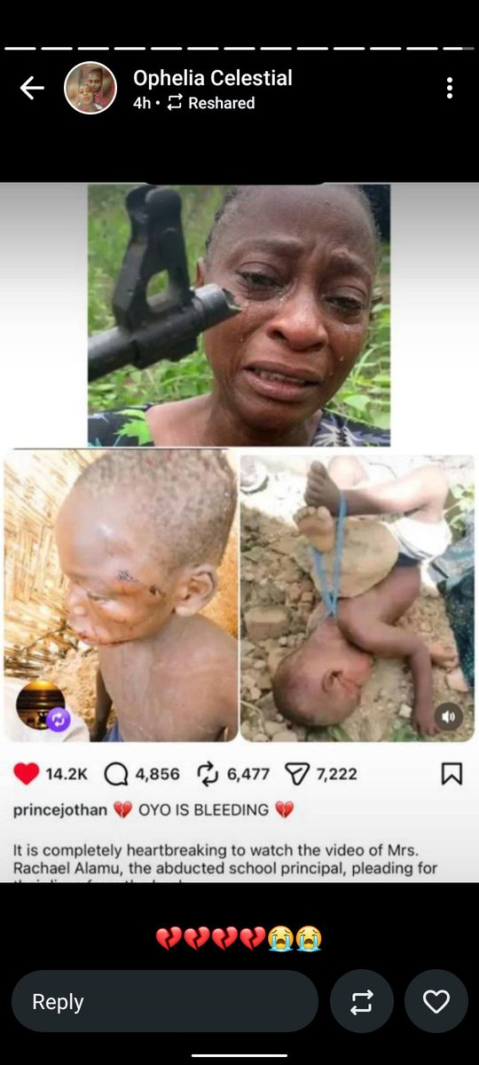 KingV998's tweet photo. Is anyone at all speaking to those bandit. Any information, let know the way forward. Let just leave these president and politicans. If it is money they want we can raise it as Nigerians and let these children come back home please 😭😭😭😭. I can't imagine my child like this https://t.co/hzDMfW5zAB