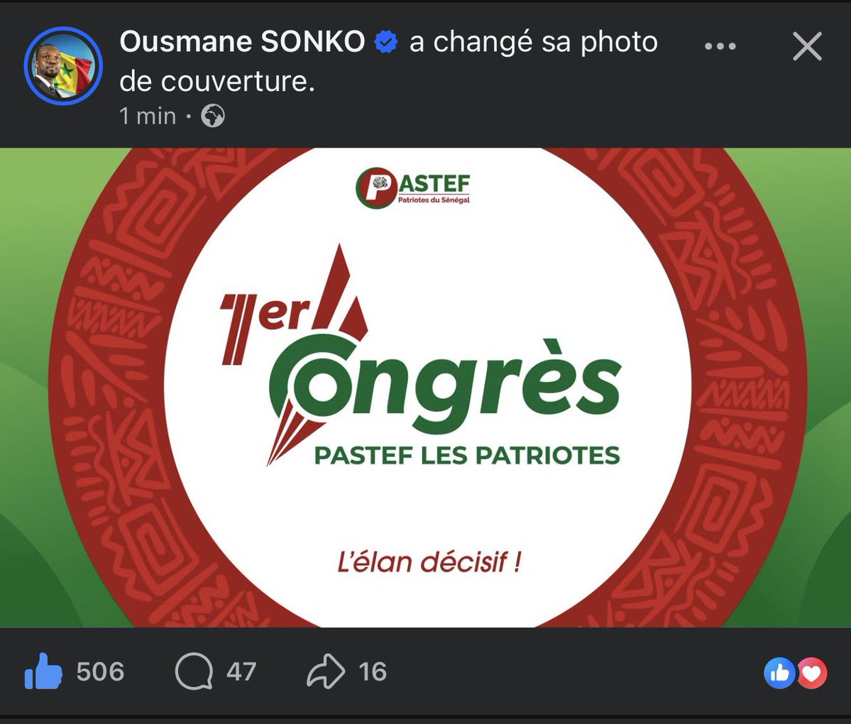 mamadoukanny's tweet photo. Ousmane Sonko vient de modifier sa photo de couverture 👇🏽👇🏽

Celle avec Di-pati teup neu 🤣🤣 https://t.co/5B3MywGRc3