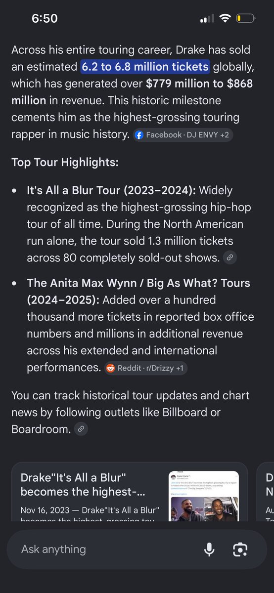 Posture_Checker's tweet photo. @poeticlove1989 Selling the most tickets and still getting beat in overall revenue is crazy work. https://t.co/eFBe8Mi5Od