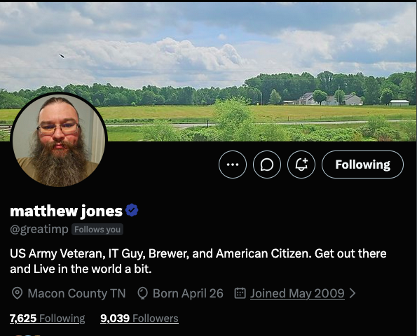 JayJosephVet's tweet photo. A US Army Veteran is looking to expand their support system and connect with more friends:

@greatimp 

Let's come together and make a difference in their journey! https://t.co/QRhRCxyVQt