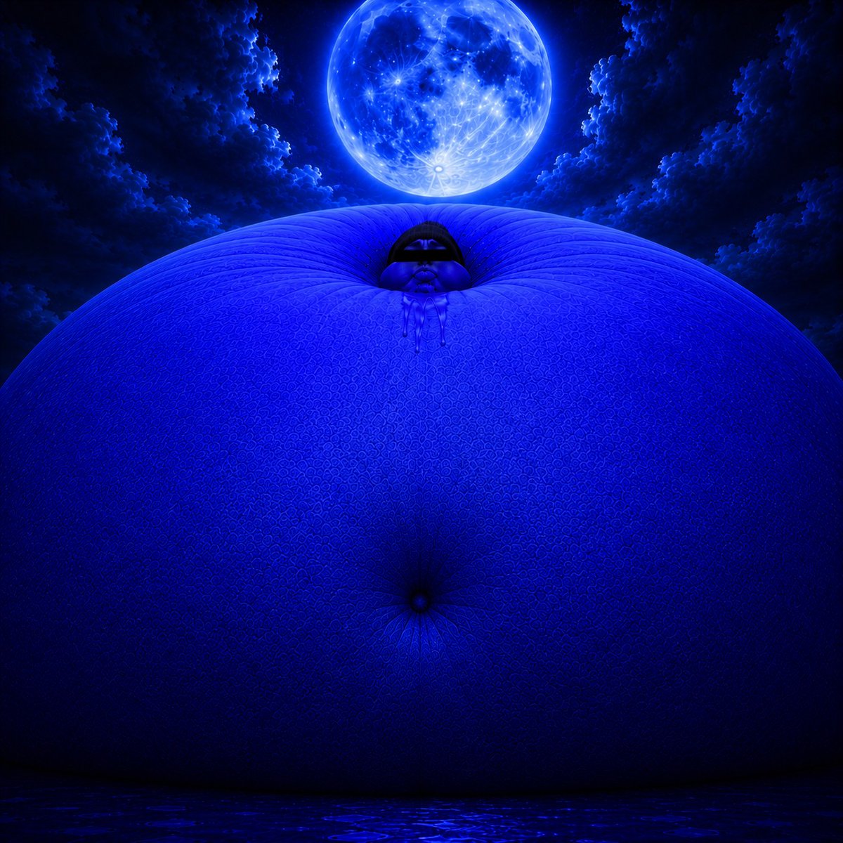 J_TheBlimp's tweet photo. Oh🥴so these are the effects of a blue moon...🫐🌕 mggh, don't leave the house unless you want to end up like me🥴 #inflation #blueberry #blue #maleberry #bloated https://t.co/vzhasLZU5u