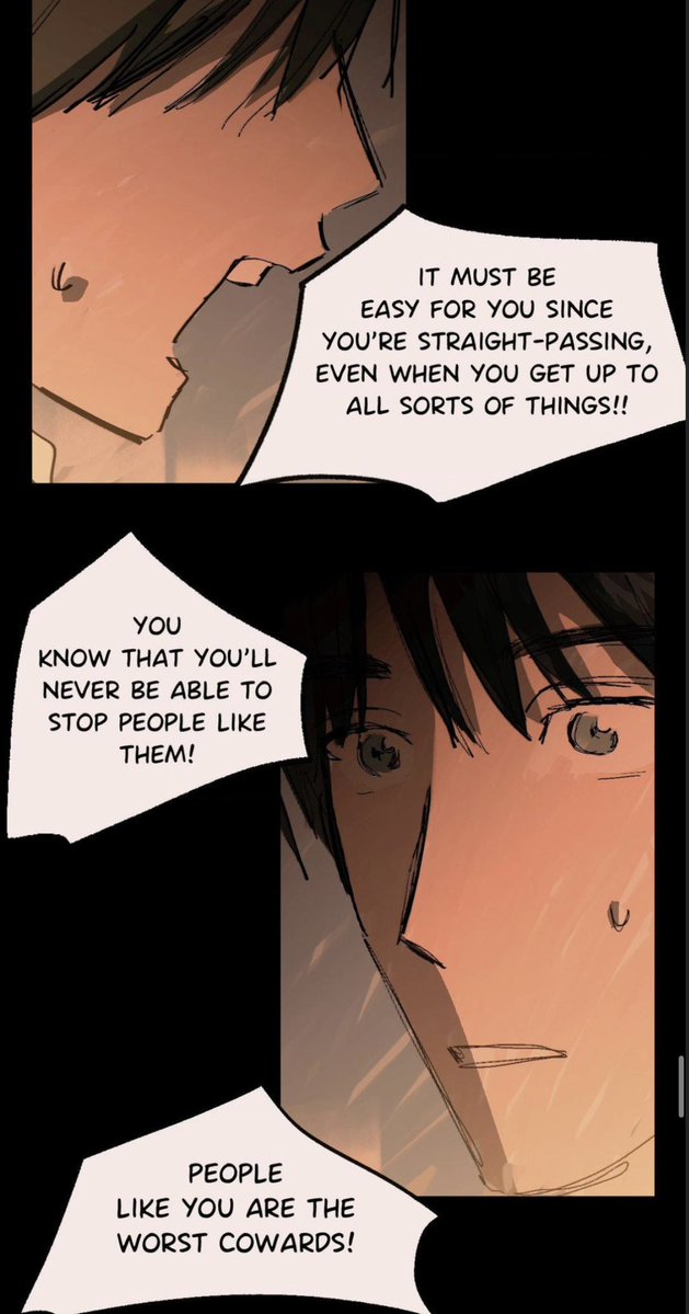 FujoYeoreum's tweet photo. I think THE Yaoi Manhwa EVER has got to be #afirstofsummers, especially if you’re looking for proper queer/gay representation. I’ve read many, but I don’t think I’ve read a Manhwa where you can tell that the author is queer. 
The detail in their art, including pride parades- https://t.co/Iw6VnYBlLd