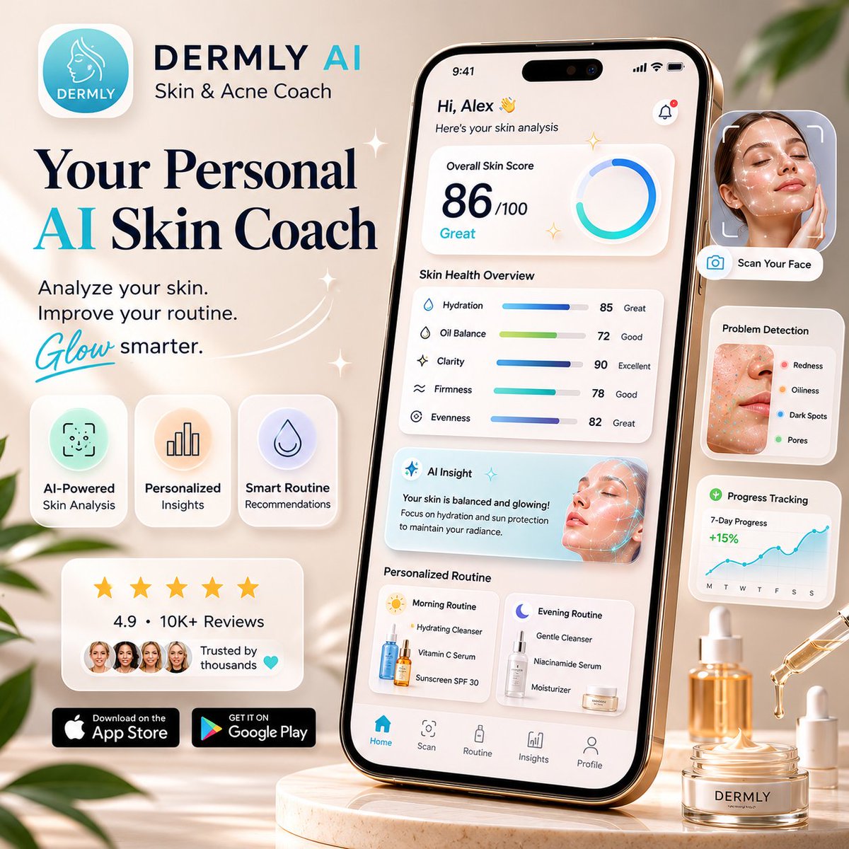 arjin2582121's tweet photo. For truly happy skin, you only *really* need these three: a gentle cleanser, a hydrating moisturizer, and daily SPF 30+. Keep it simple! ✨
#skincare #skintips
https://t.co/RCJ7lDAoxB https://t.co/FWOrRqp6hx