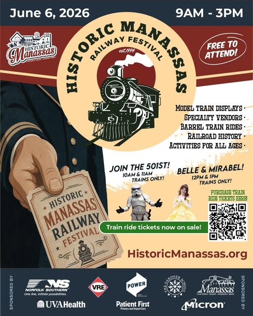 PWCGOP's tweet photo. Train Excursion Tickets on sale | from Manassas, to Clifton, and back! 

For complete information and tickets - visit:   

➡️ https://t.co/t3gXTxF4kC https://t.co/5bOYnqaFIO
