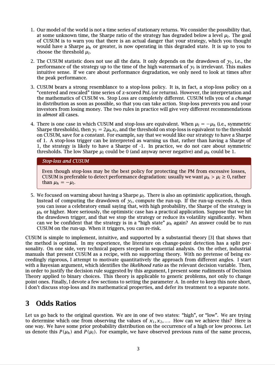 __paleologo's tweet photo. Have written a long internal note on regime change detection. Sharing the first few pages on CUSUM's description, which are the only ones people will read anyway. https://t.co/kUXRNZwqZt