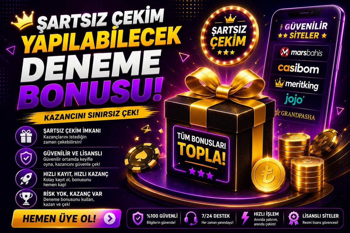 ParasliZeynep's tweet photo. 🔥 Casino Siteleri Giriş
💎 Deneme Bonusu Veren Siteler

marsbahis l meritking l grandpasha l jojo l casibom

Bonusları kaçırmadan hemen değerlendir!
https://t.co/NDnhGGLpV9 https://t.co/iYHjt8HF5b