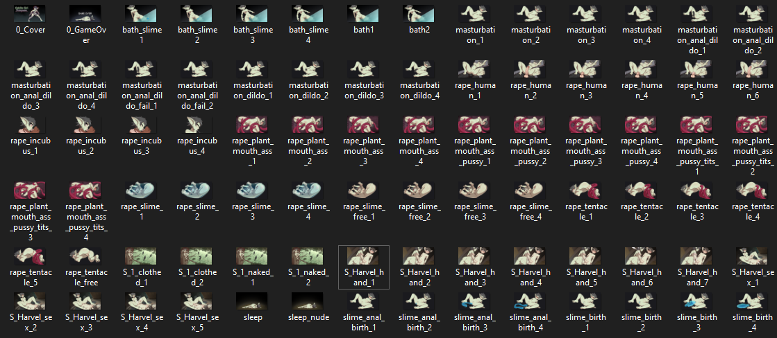 DeadSlot4's tweet photo. 84 pics gallery and only for the "main" versions of the scenes...
There are 4 alternative versions of every scene...
And this is less than 10% of the game I want to make...

...I think maybe I might be going a bit too far... ^^" https://t.co/dR9eGdY7Ws