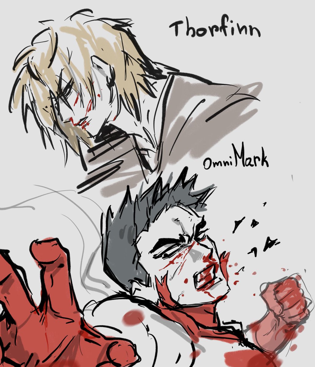 VIR_DISSS's tweet photo. some fast doodles of my fav boyyzzz #vinlandsaga #invincible https://t.co/7MY90JbI6v