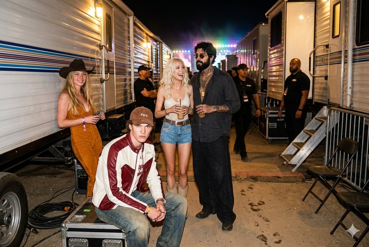 StefLancaster's tweet photo. great time with you all 🧡 even after I was exhausted from my show lol #Coachella2030 https://t.co/wPK9FFLkTy