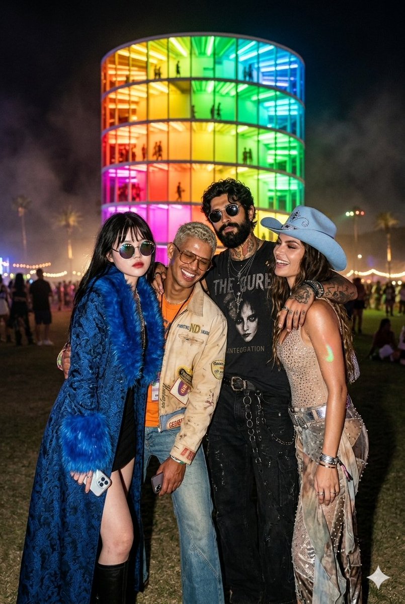 StefLancaster's tweet photo. great time with you all 🧡 even after I was exhausted from my show lol #Coachella2030 https://t.co/wPK9FFLkTy